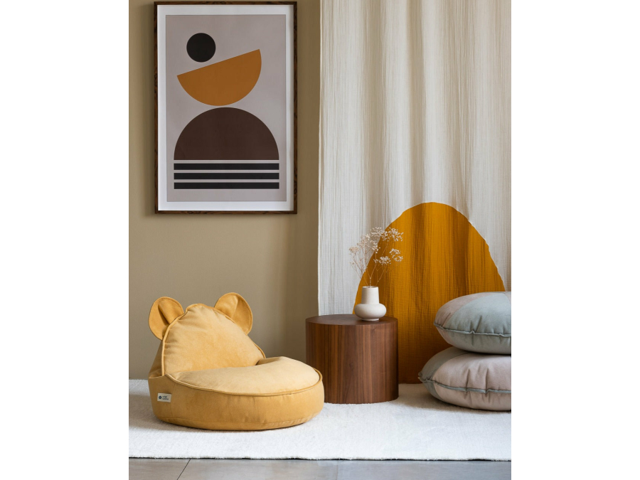 WigiWama bear beanbag - Salted Caramel - Afbeelding 3