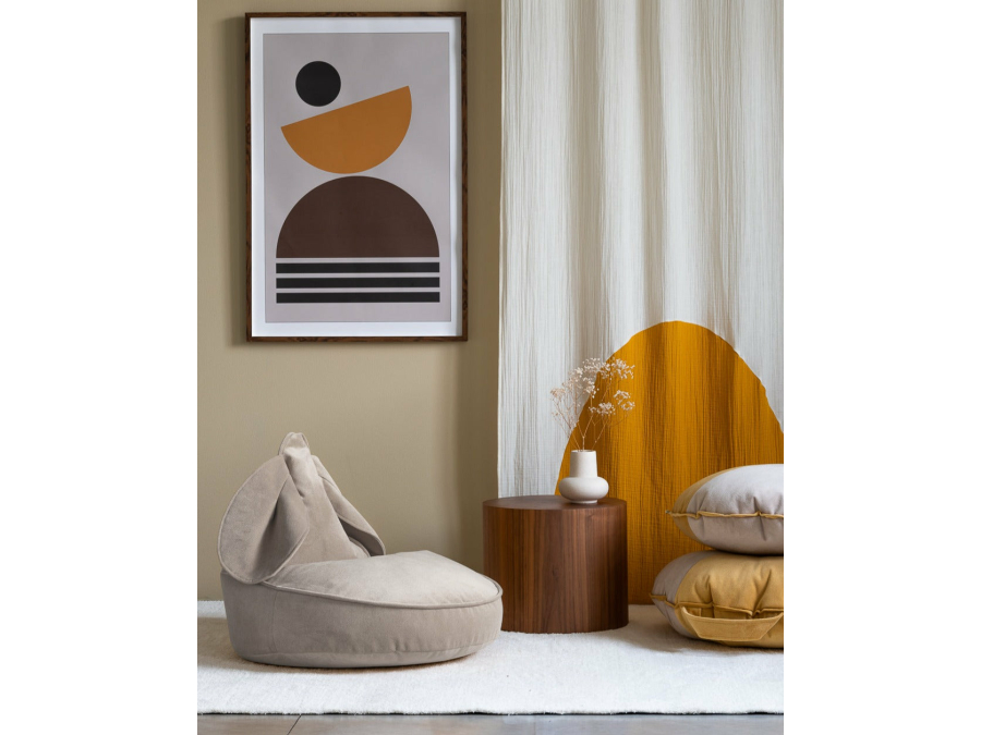 WigiWama bunny beanbag - Dusty Beige - Afbeelding 2