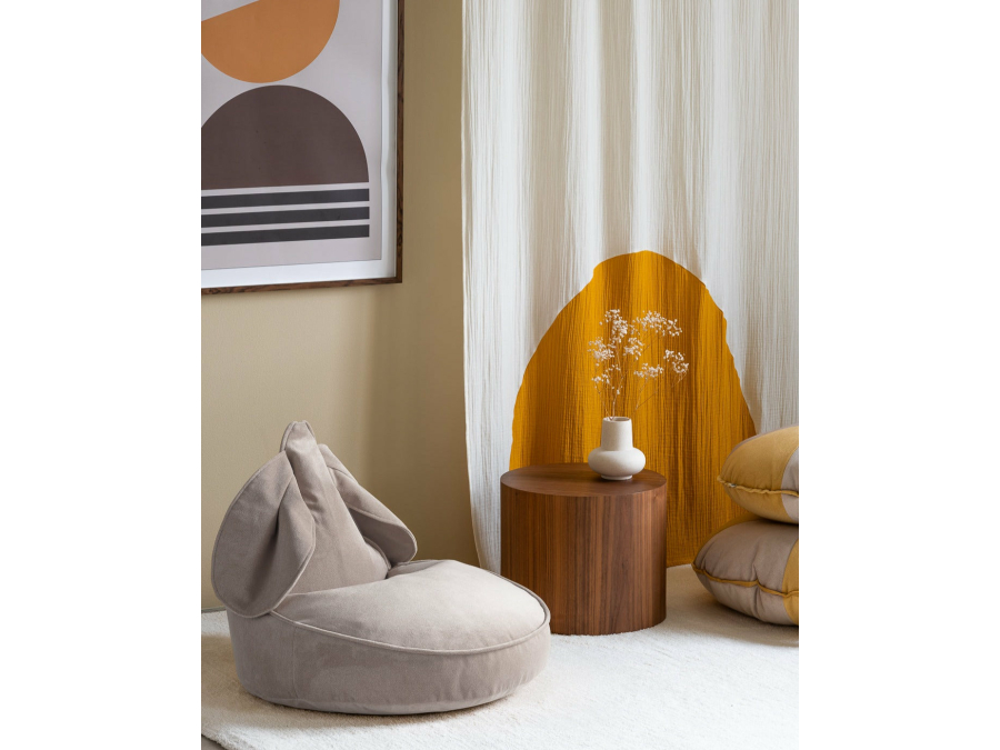 WigiWama bunny beanbag - Dusty Beige - Afbeelding 3