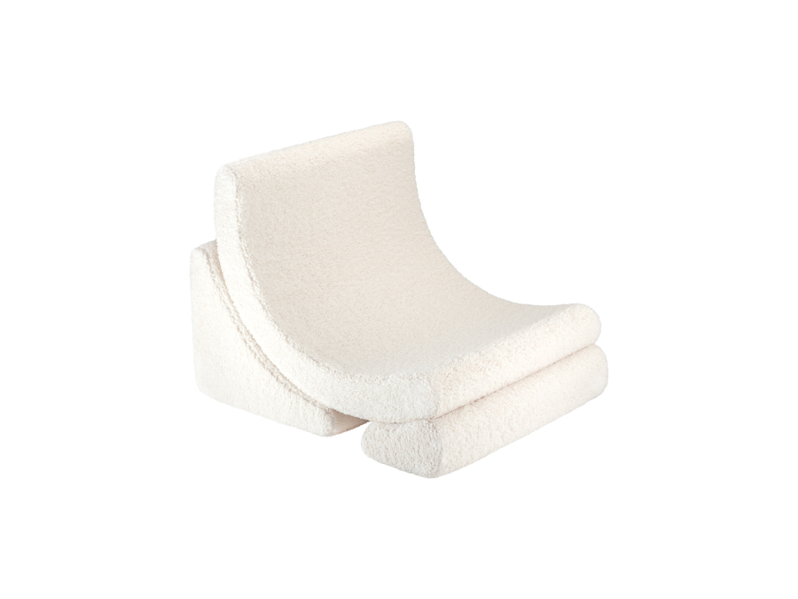 WigiWama moon chair - Cream White