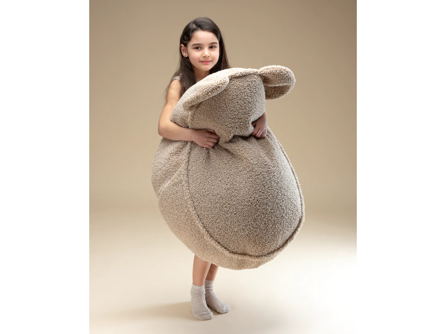 WigiWama bear beanbag - Biscuit - Afbeelding 6