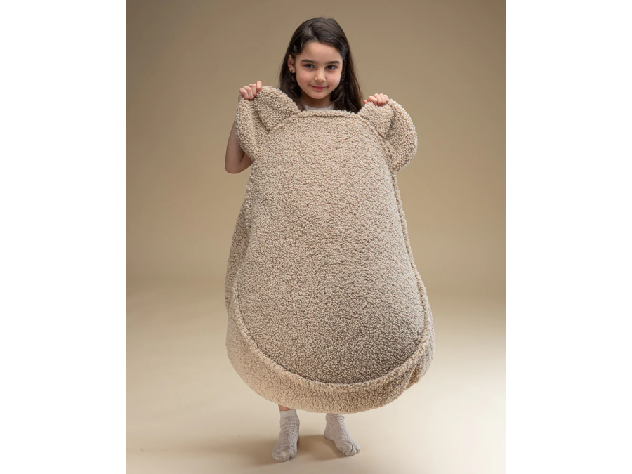 WigiWama bear beanbag - Biscuit - Afbeelding 7