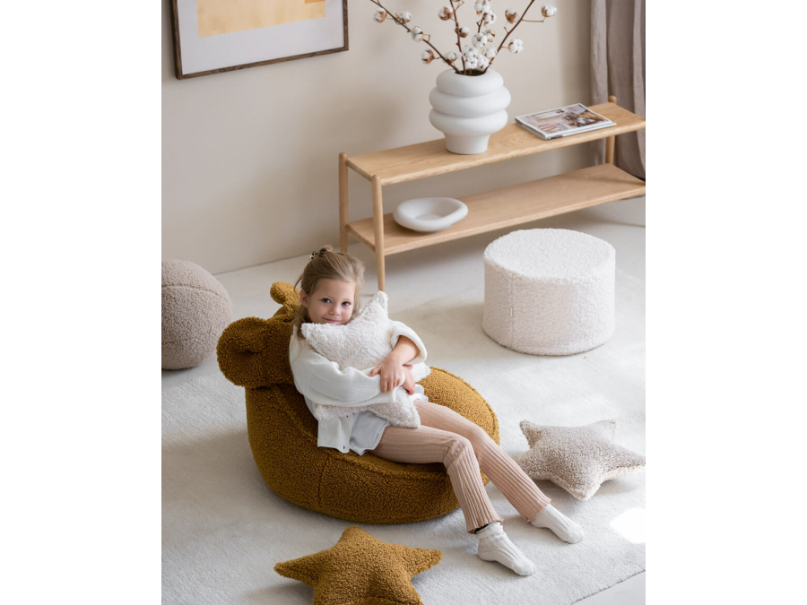 WigiWama poef - Cream White - Afbeelding 4