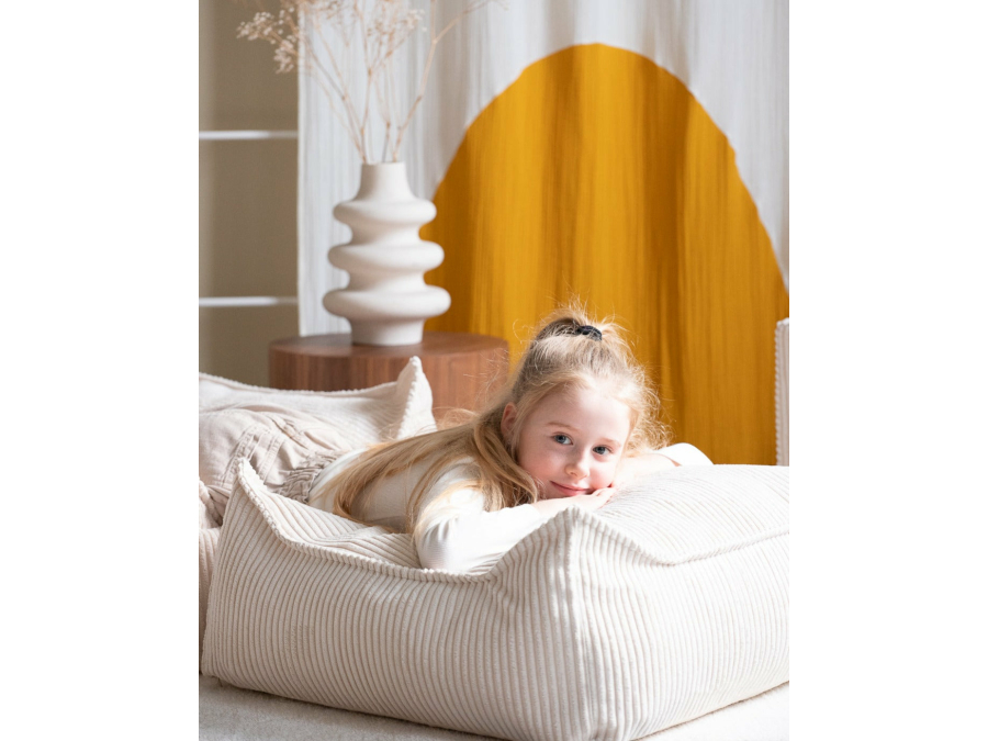 WigiWama square ottoman - Marshmallow - Afbeelding 4