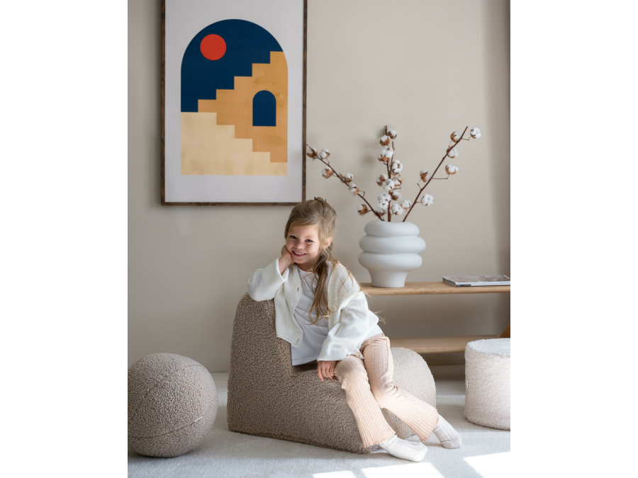 WigiWama cloud chair - Biscuit - Afbeelding 5