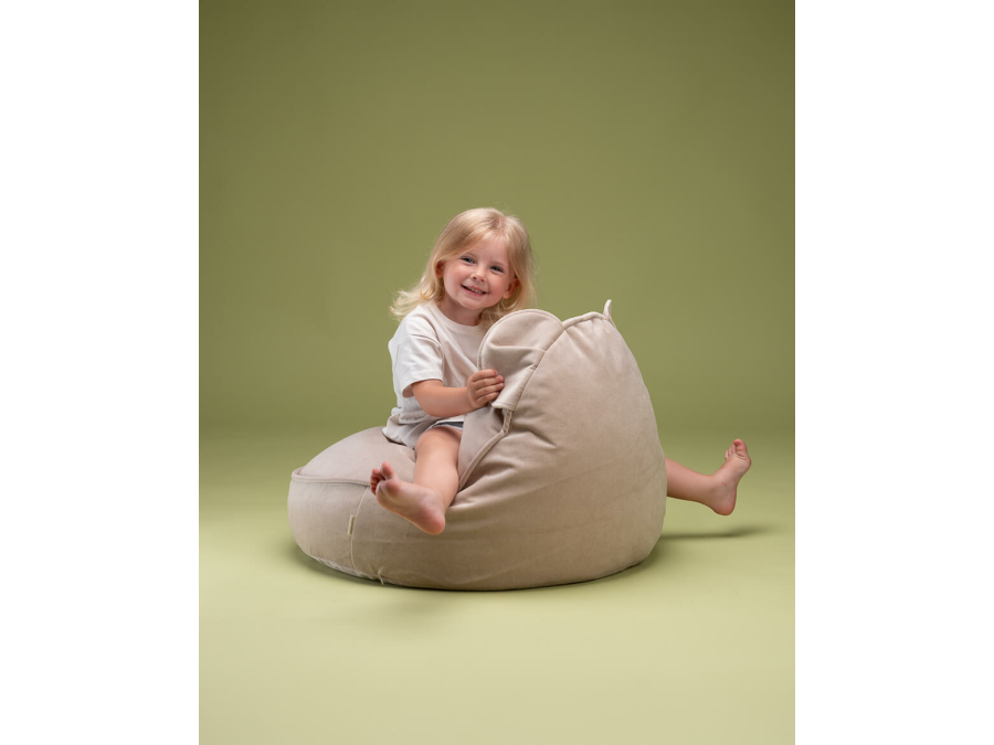 WigiWama bear beanbag - Beige - Afbeelding 5
