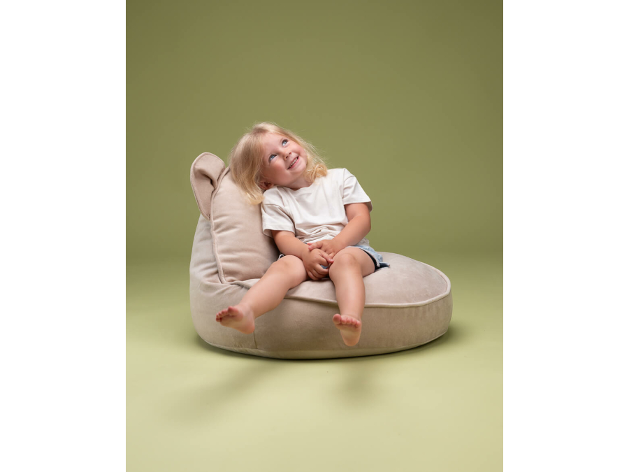 WigiWama bear beanbag - Beige - Afbeelding 2
