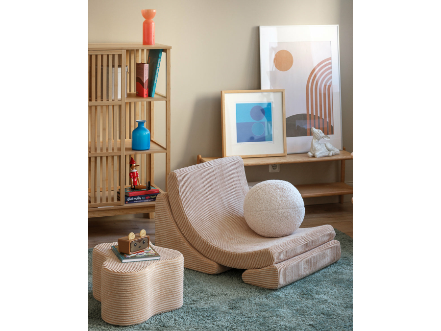 WigiWama moon chair - Brown Sugar - Afbeelding 3