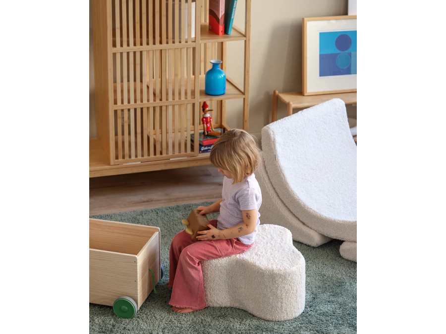 WigiWama cloud poef - Cream White - Afbeelding 4