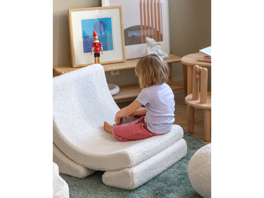 WigiWama moon chair - Cream White - Afbeelding 4