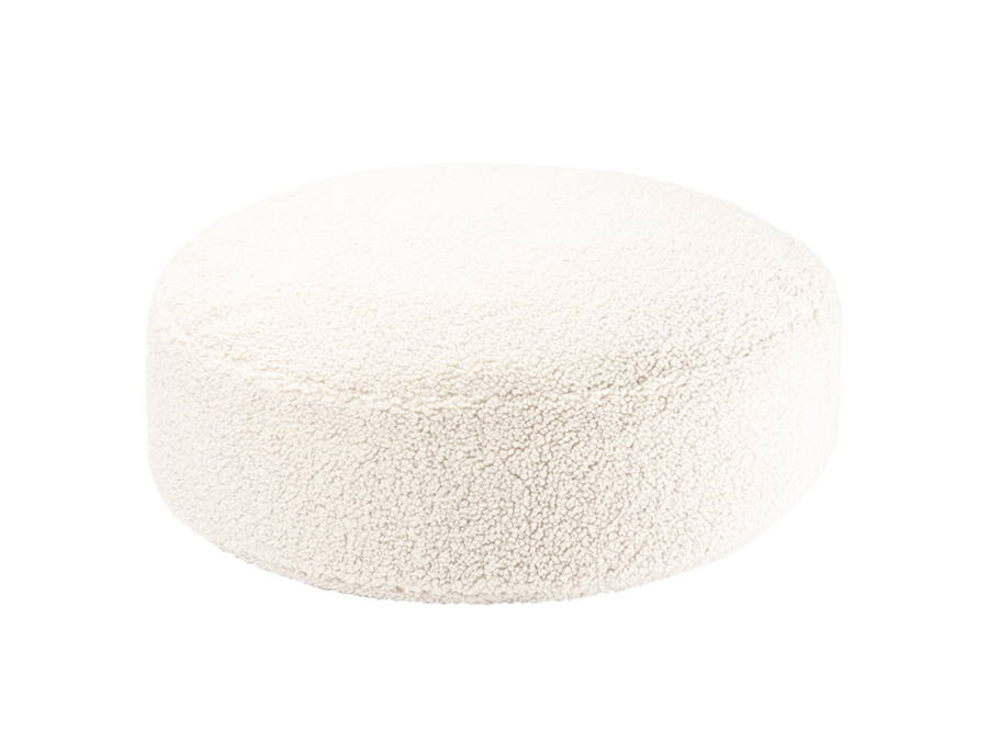 WigiWama ronde ottoman - Cream White