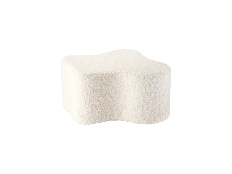 WigiWama cloud poef - Cream White