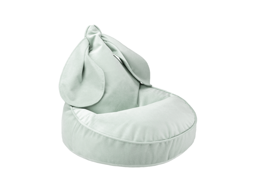 WigiWama bunny beanbag - Misty Green