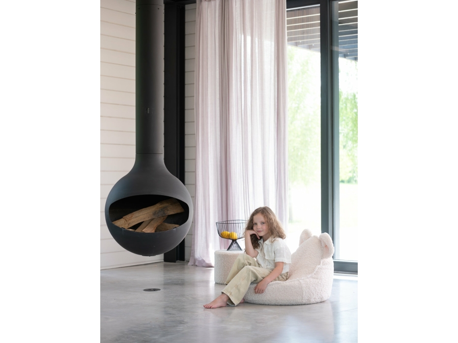 WigiWama bear beanbag - Cream White - Afbeelding 7