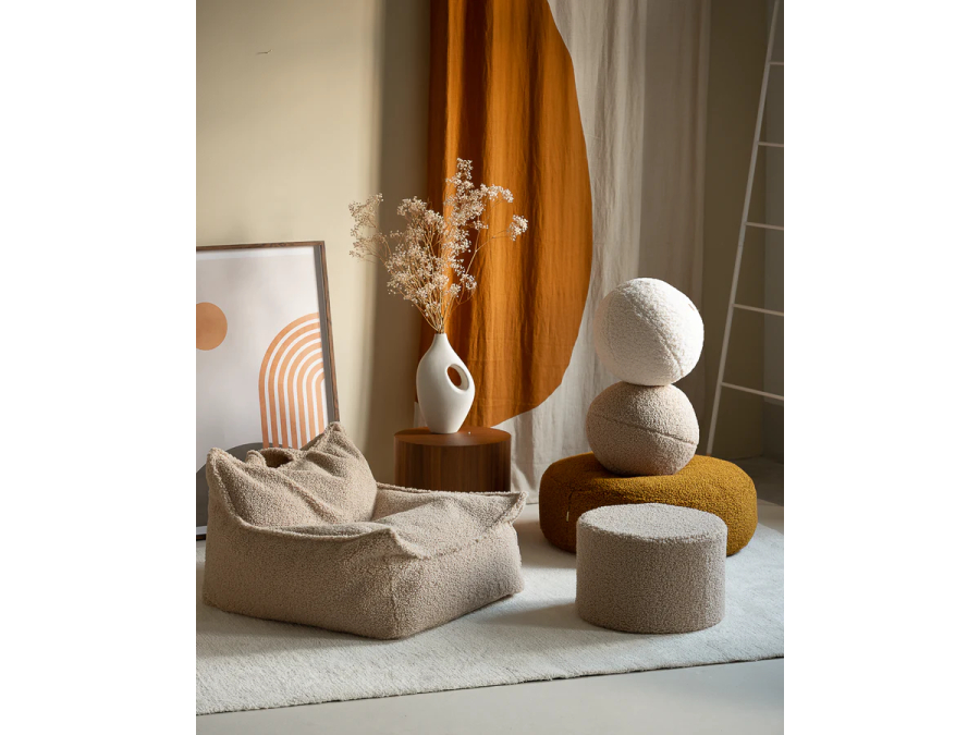 WigiWama beanbag chair - Biscuit - Afbeelding 9