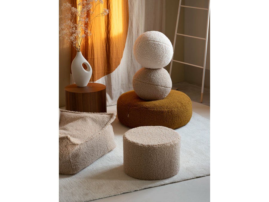 WigiWama ronde ottoman - Maple - Afbeelding 2