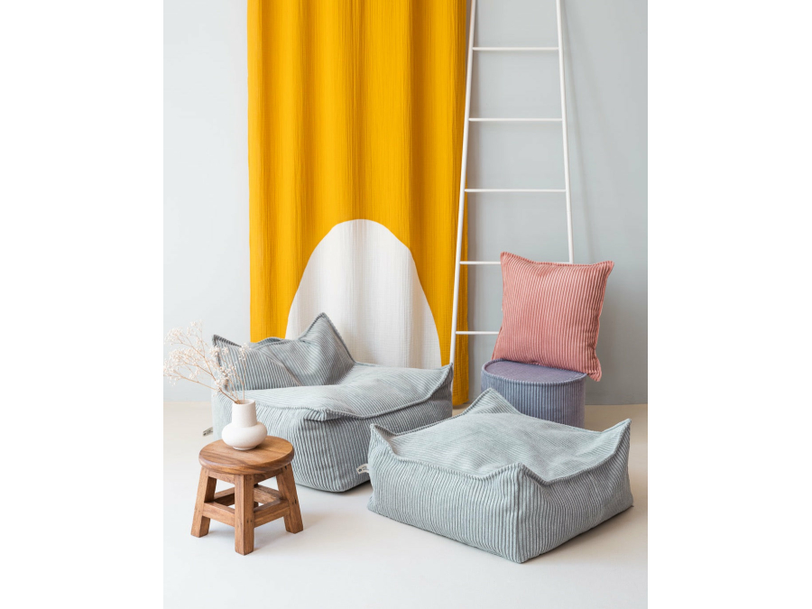WigiWama square ottoman - Peppermint Green - Afbeelding 3