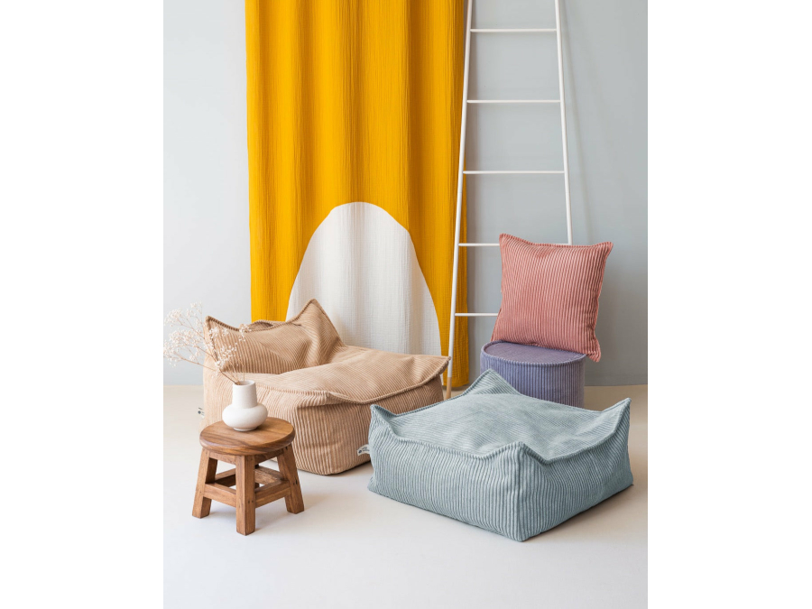 WigiWama square ottoman - Peppermint Green - Afbeelding 4