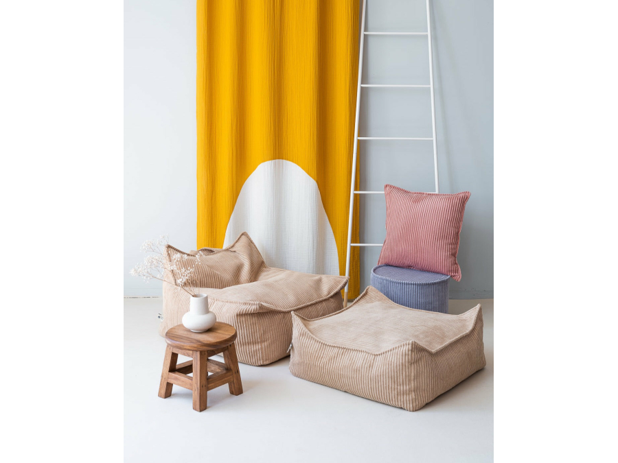 WigiWama square ottoman - Brown Sugar - Afbeelding 2