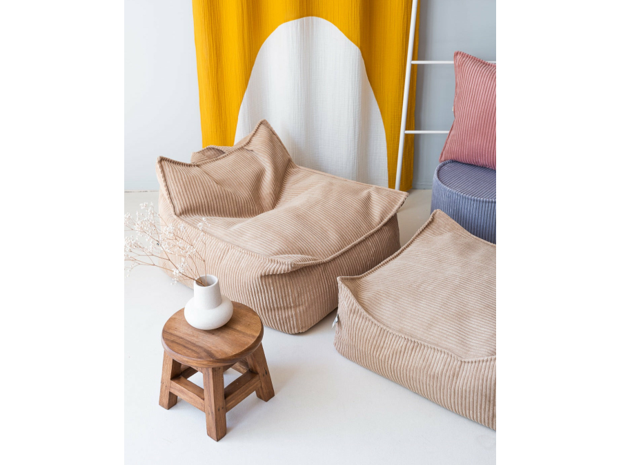 WigiWama square ottoman - Brown Sugar - Afbeelding 4