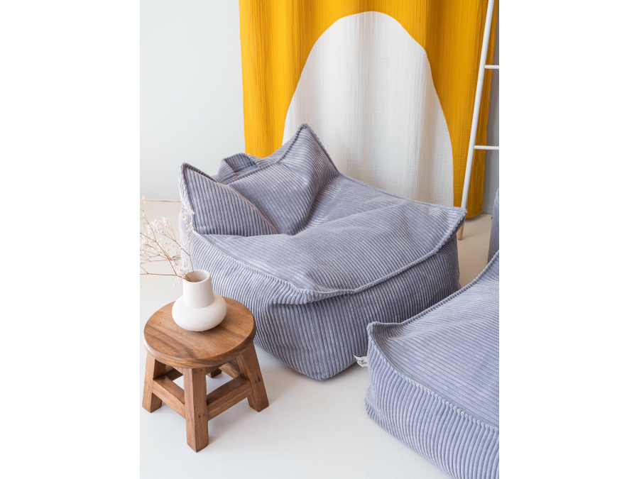 WigiWama beanbag chair - Blueberry Blue - Afbeelding 3