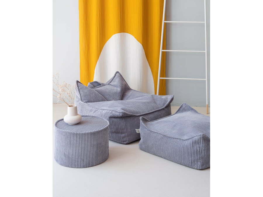 WigiWama square ottoman - Blueberry Blue - Afbeelding 3