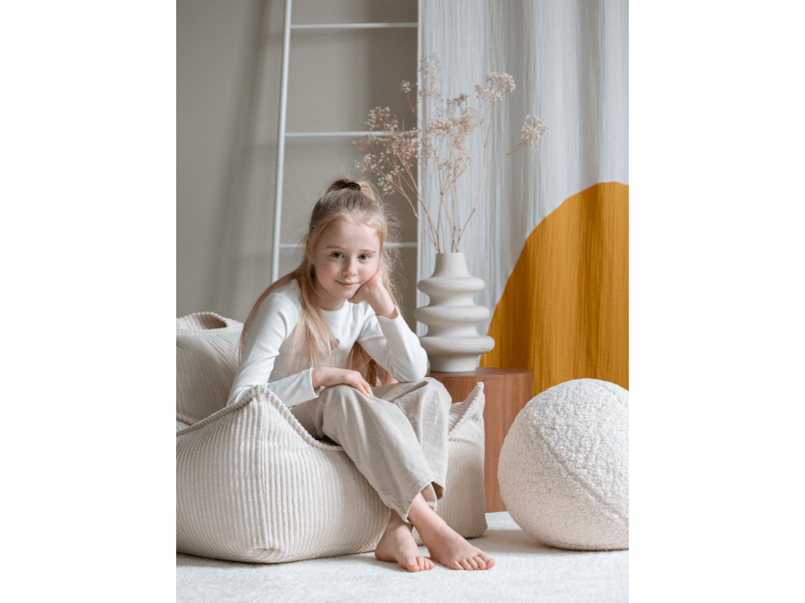 WigiWama beanbag chair - Marshmallow - Afbeelding 5