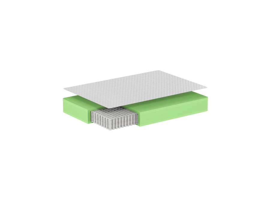 Vipack Royal matras 90x200x23 met pocketveren en wasbare hoes - Afbeelding 2