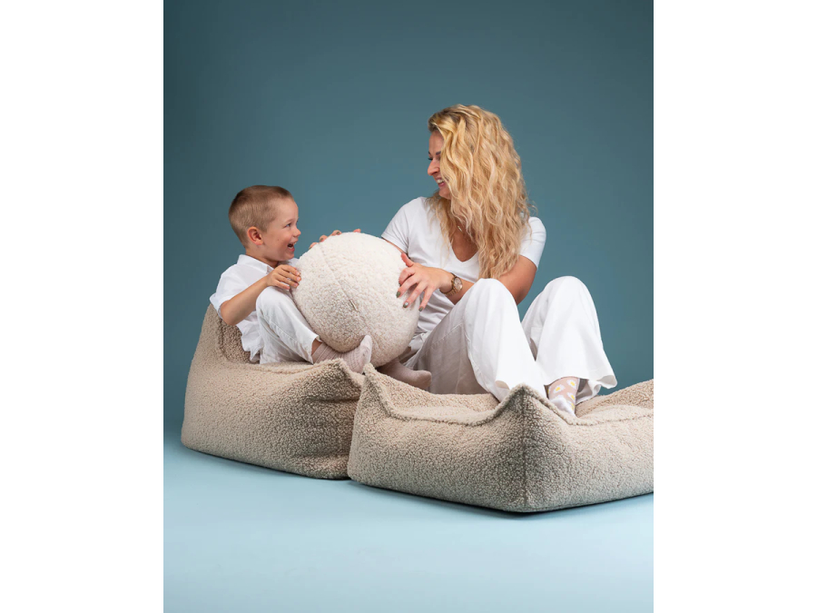 WigiWama square ottoman - Biscuit - Afbeelding 6