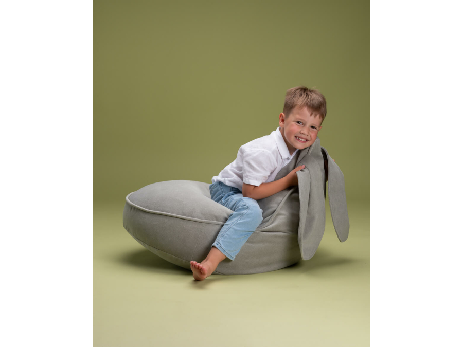 WigiWama bunny beanbag - Misty Green - Afbeelding 3