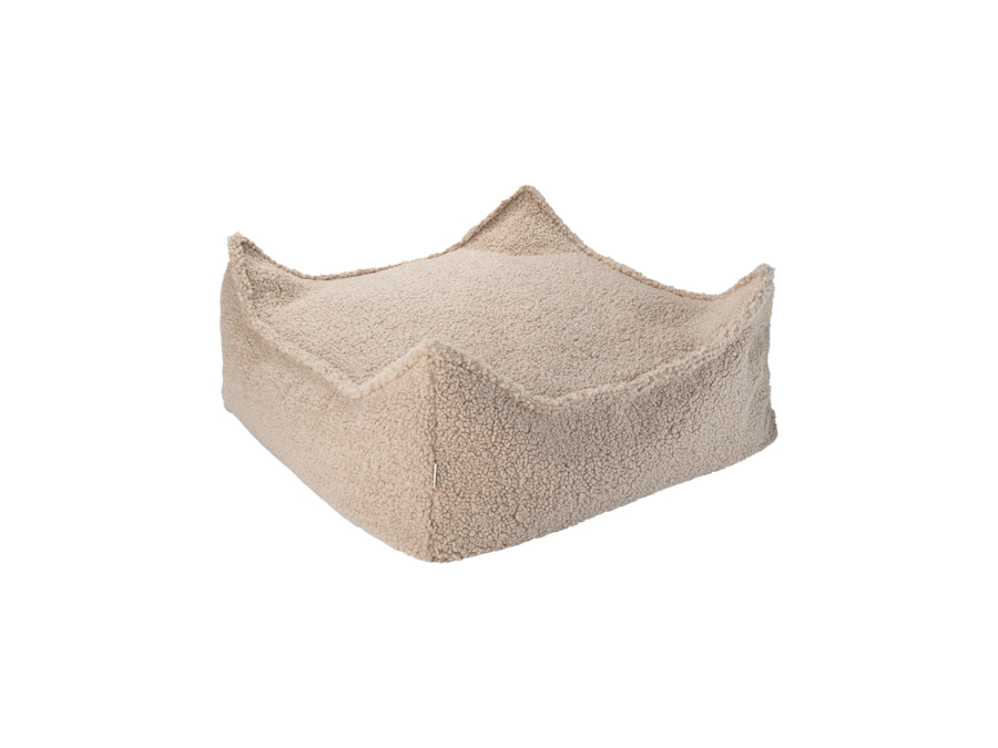 WigiWama square ottoman - Biscuit