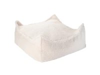 WigiWama square ottoman - Cream White