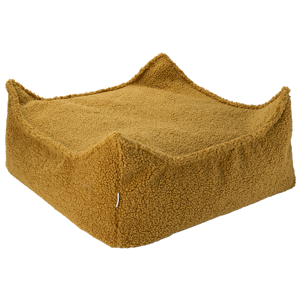 WigiWama square ottoman - Maple