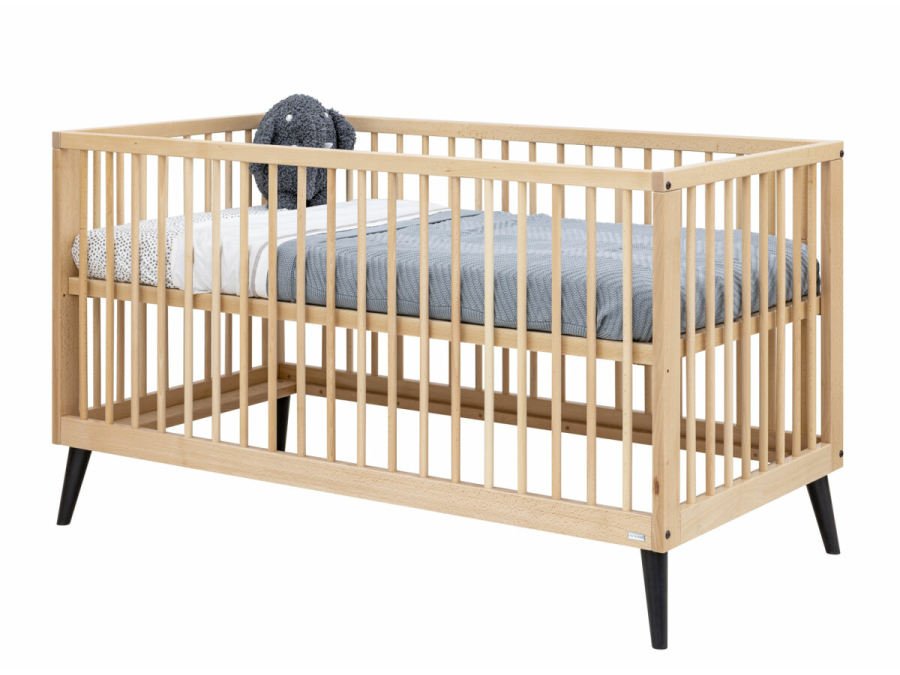 ToiToiKids Fay 2-delige meegroeikamer Naturel / Mat Zwart - Afbeelding 2