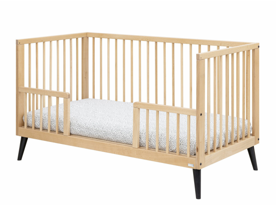 ToiToikids Fay bedbank 70x140 Naturel / Mat Zwart - Afbeelding 8