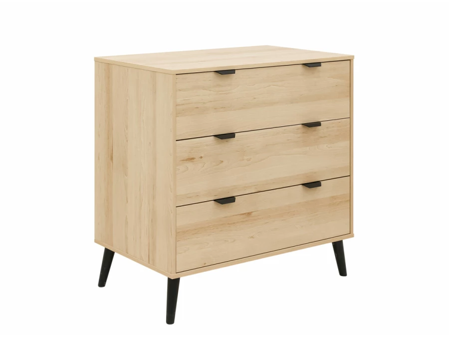 ToiToiKids Fay 2-delige babykamer Naturel / Mat Zwart - Afbeelding 3