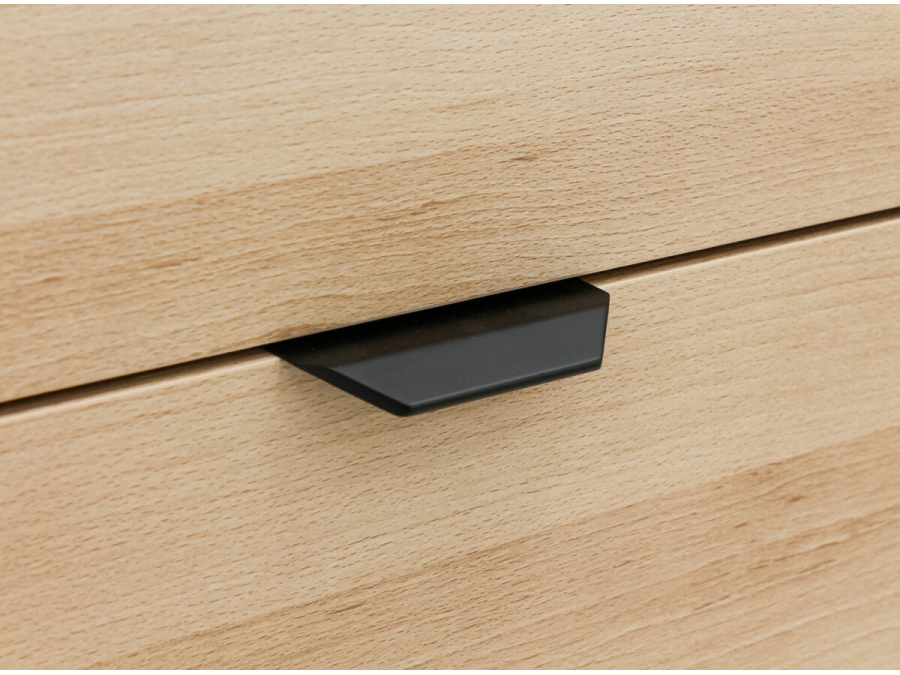 ToiToikids Fay commode met 3 laden Naturel / Mat Zwart - Afbeelding 5