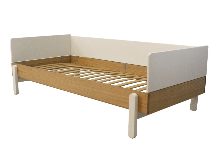 Flexa Popsicle bedbank 90x200 - Cream - Afbeelding 3