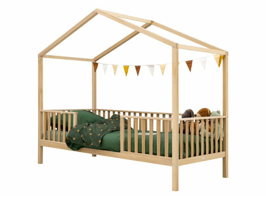 house bed 90x200 with legs robin natural