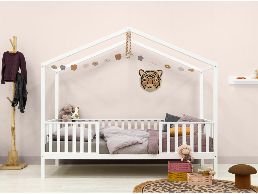 Bopita Robin huisbed op poten 90x200 Wit - Afbeelding 8