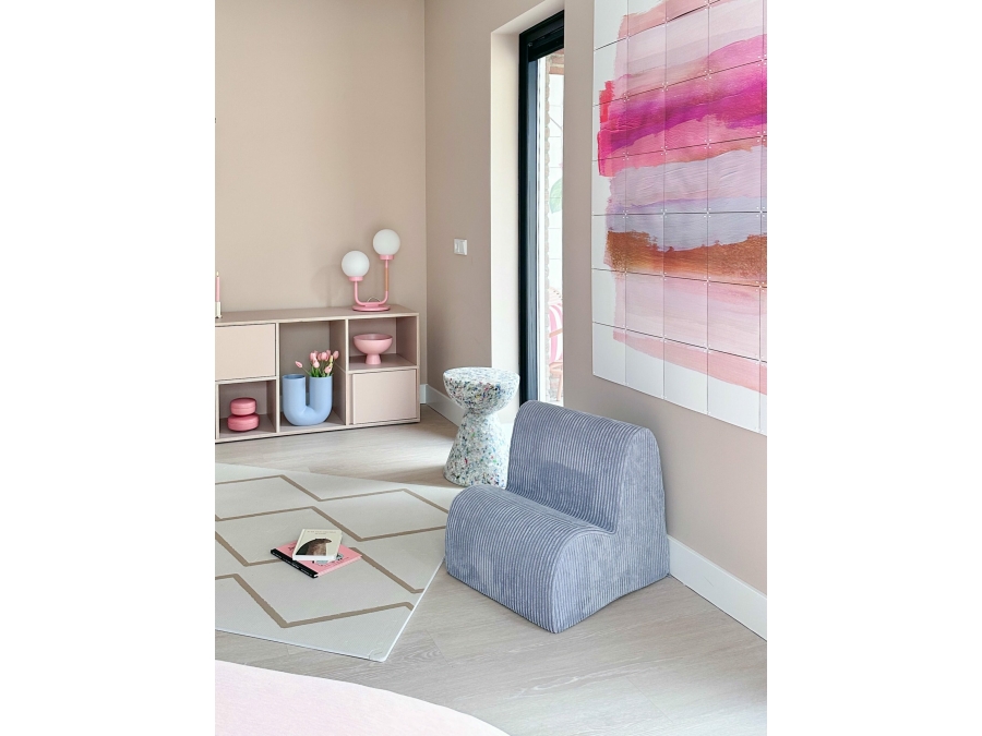WigiWama cloud chair - Blueberry Blue - Afbeelding 4