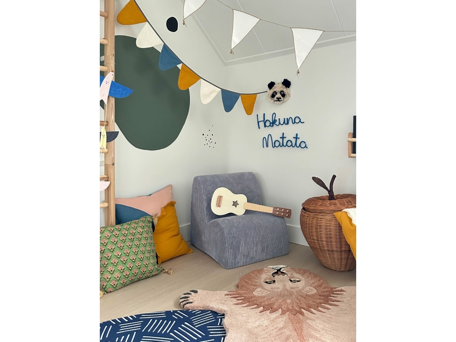 WigiWama cloud chair - Blueberry Blue - Afbeelding 3