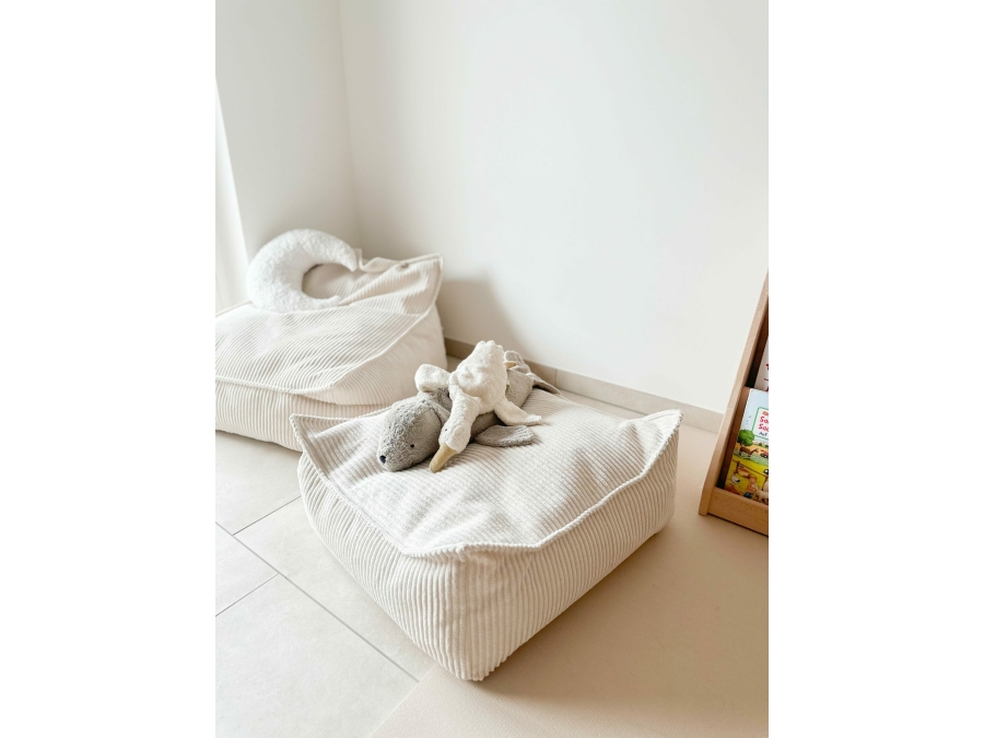WigiWama square ottoman - Marshmallow - Afbeelding 7