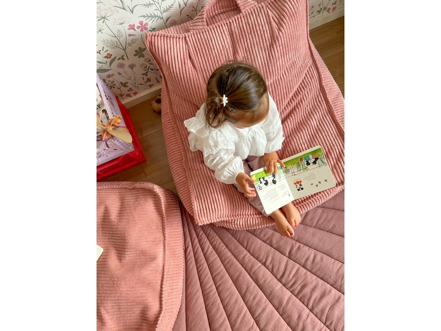 WigiWama beanbag chair - Pink Mousse - Afbeelding 8
