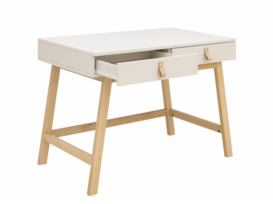 Bopita Lines bureau Dune / Naturel - Afbeelding 3