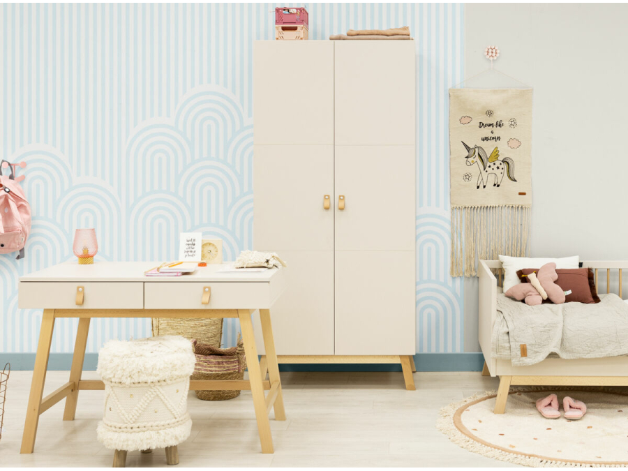Bopita Lines bureau Dune / Naturel - Afbeelding 7