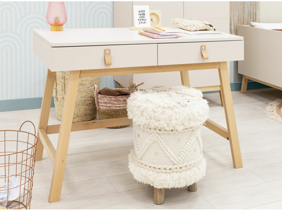 Bopita Lines bureau Dune / Naturel - Afbeelding 6