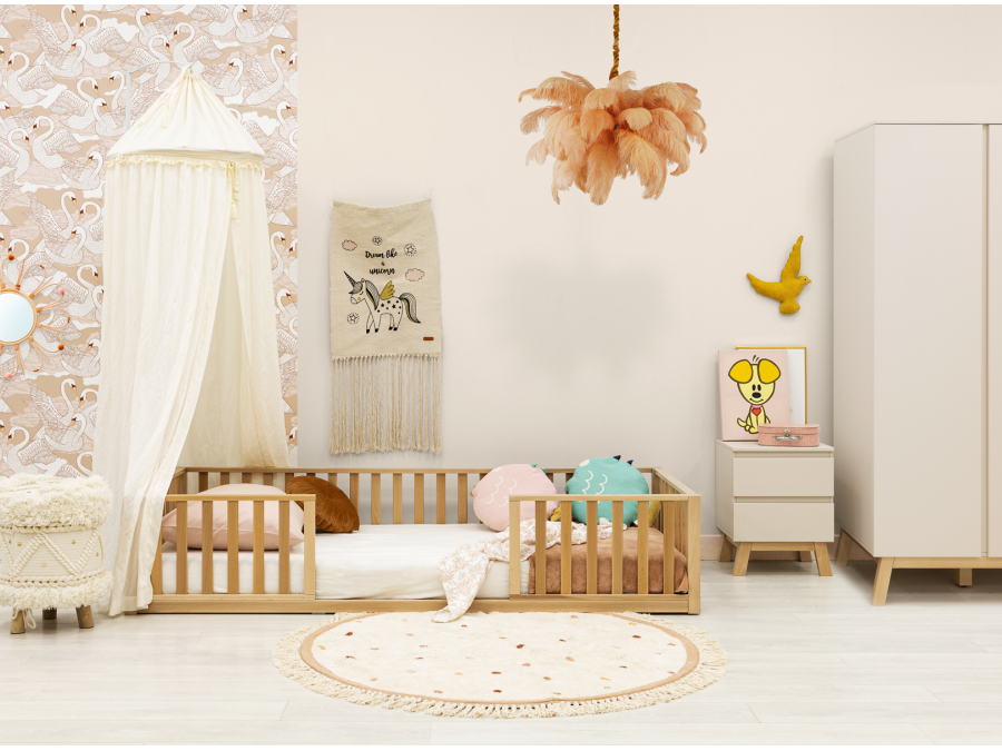 Bopita Jamie montessori bed 90x200 Naturel - Afbeelding 6