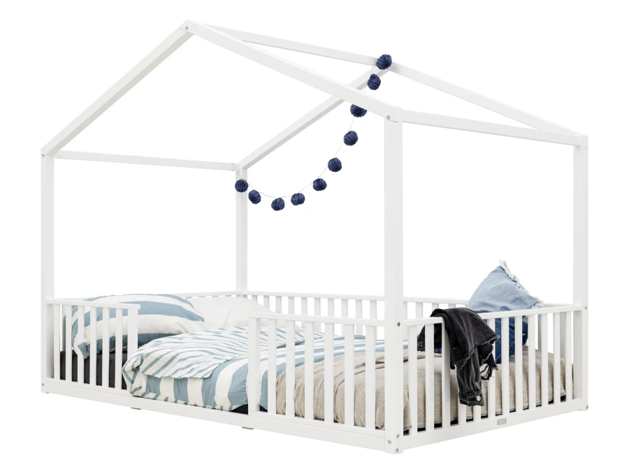 Bopita Robin twijfelaar huisbed 120x200 Wit