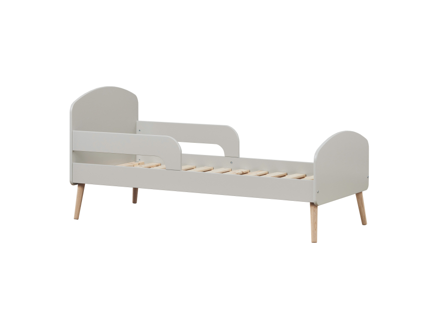 Hoppekids Blend peuterbed met uitvalbeschermers 70x160 - Dove grey